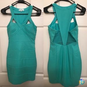 Mint bandage dress